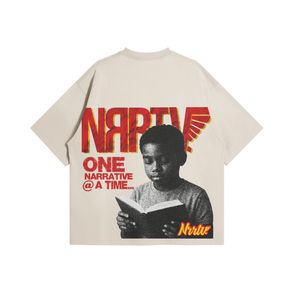 "Sample" Unisex Boxy Sun Faded T-shirt