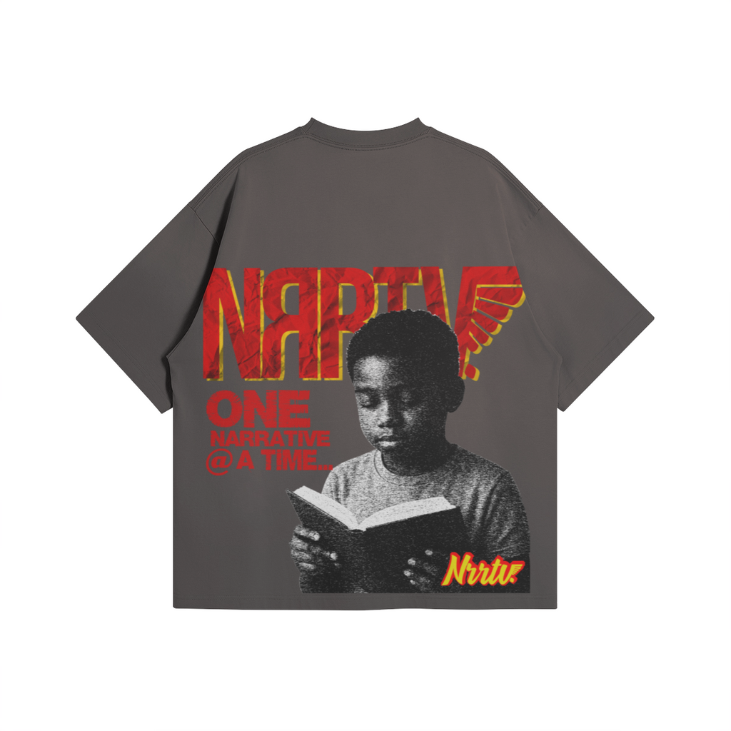 "Sample" Unisex Boxy Sun Faded T-shirt