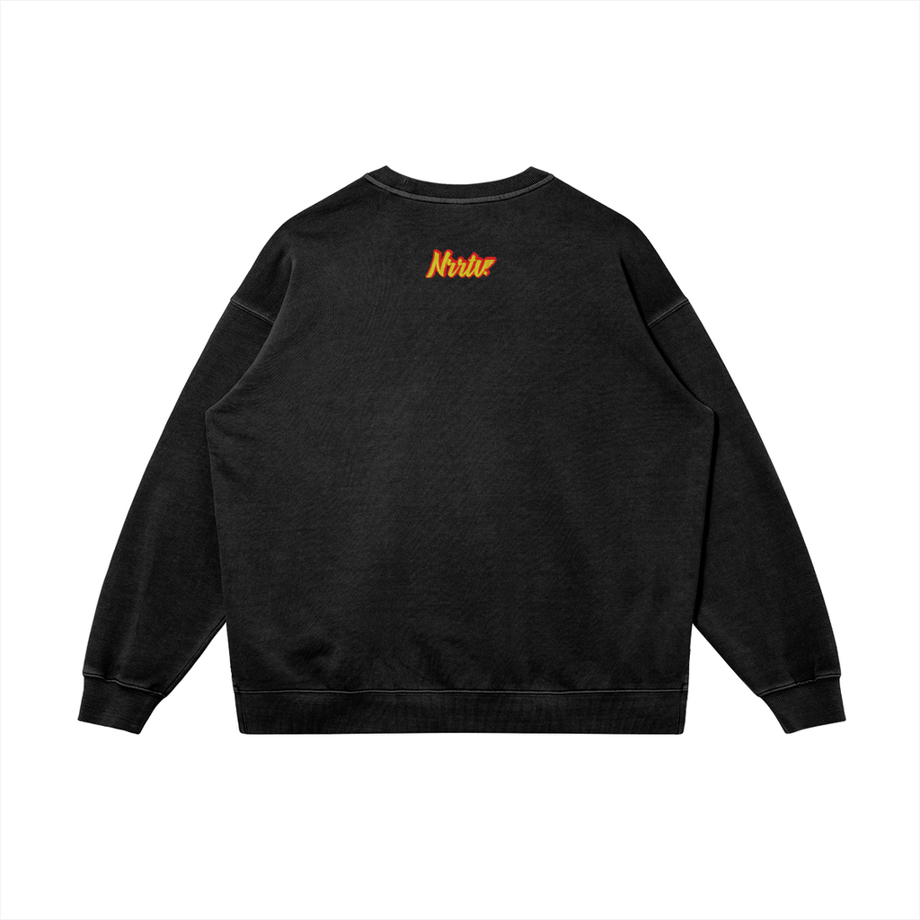 "Sample" Unisex Heavyweight Oversized Side Slit Faded Sweatshirt